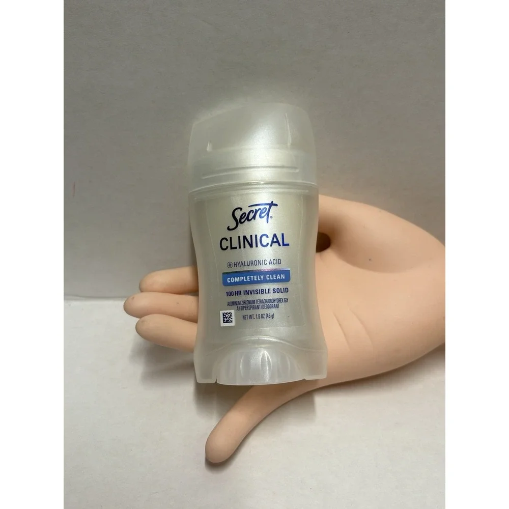 Secret Clinical Completely Clean Invisible Solid 100HR Antiperspirant 1.6 oz NEW
